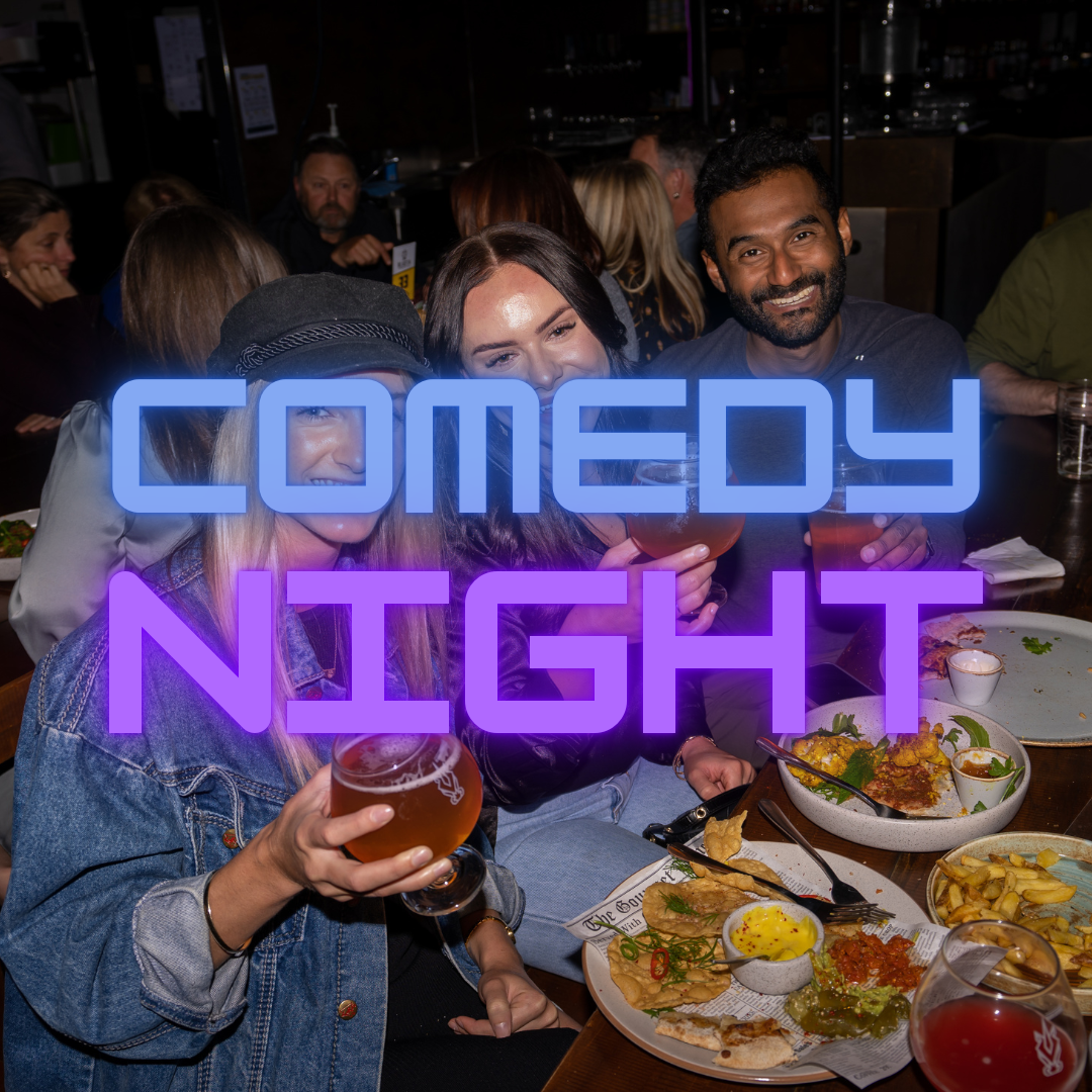 Comedy Night at Blasta Brewing Company Friends with Beers and Food